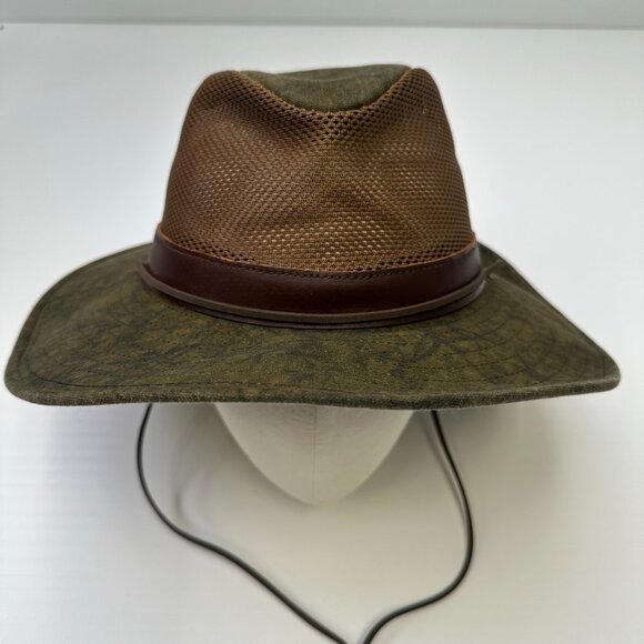 Henschel Hat Men Large Western Rope Band Strap Rodeo Cowboy Mesh USA Work Core - Picture 2 of 12